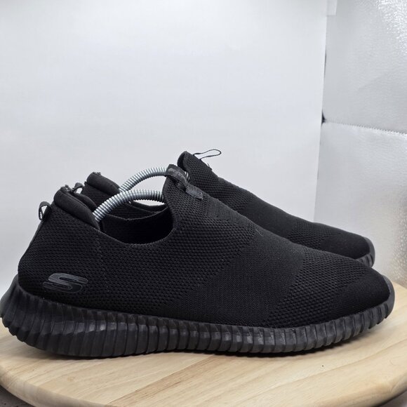 Skechers Elite Flex Wasik Black Men Shoes Sneakers - Size 9 - Picture 3 of 8